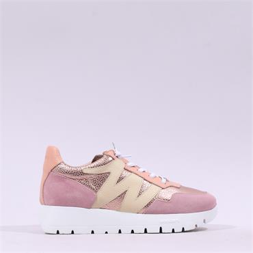 Wonders Odisei Bungee Lace Trainer - Rose Combi